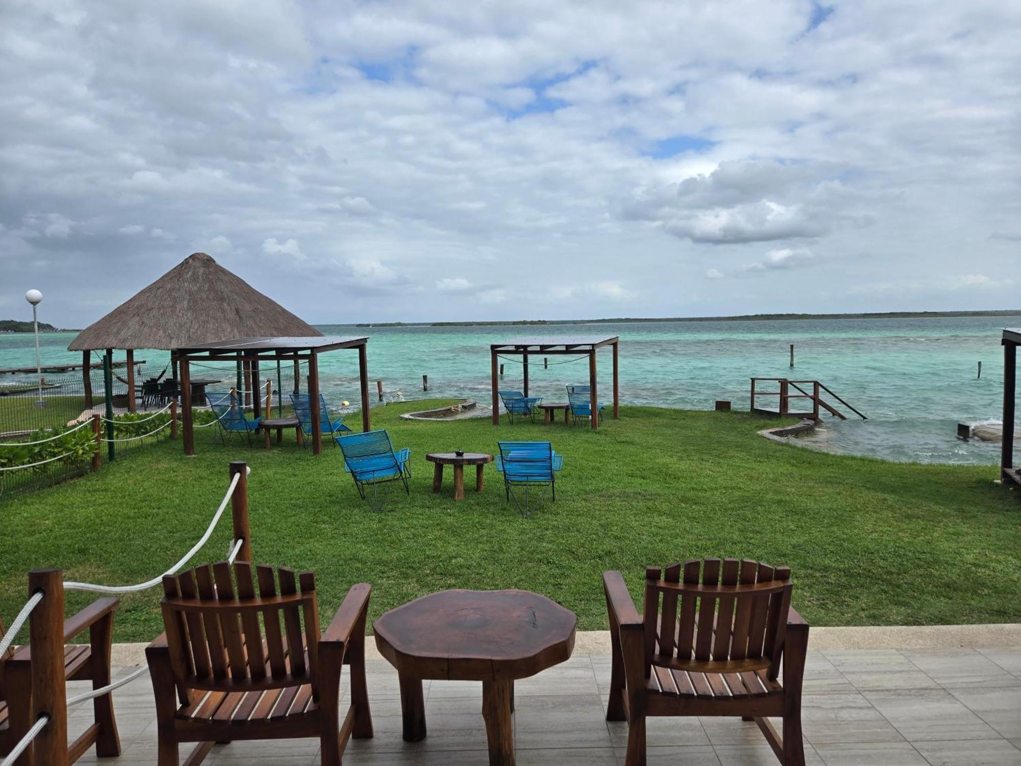 Blue Caribe Bacalar Front Lagoon Exterior foto